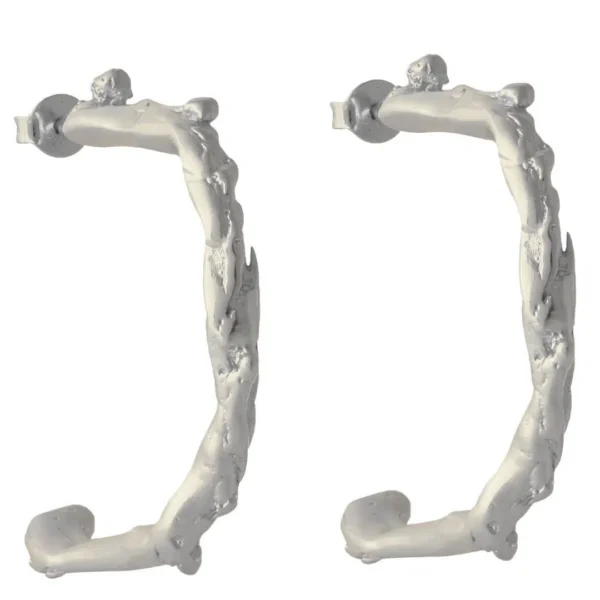 Bárbara Hoop Earrings – Silver