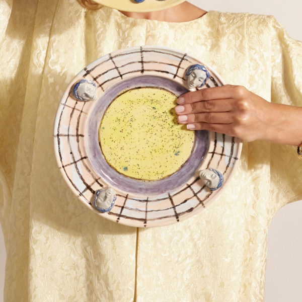 4 Faces Plate – Lilac