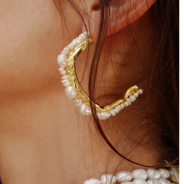 Ondas Pearl Earrings – Large