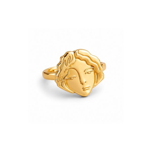 Bilitis Ring – Large, Gold