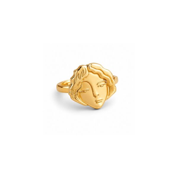Bilitis Ring – Small, Gold Plated