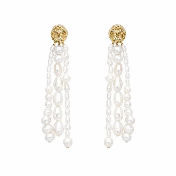 Bilitis Pearl Strand Earrings