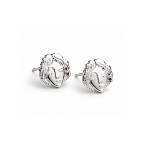 Bilitis Earrings – Small, Silver
