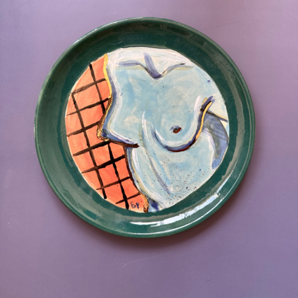 Néctar Derramou Num Dourado Plate
